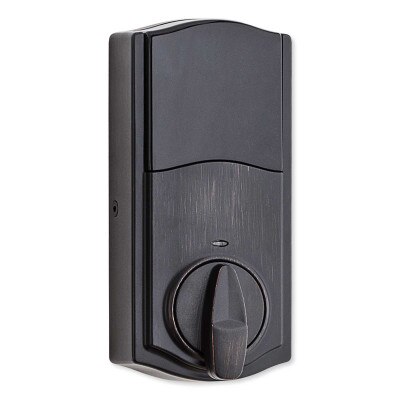Kwikset SmartCode 916 Series Z-Wave Plus Traditional Touchscreen Electronic Deadbolt, Venetian Bronze